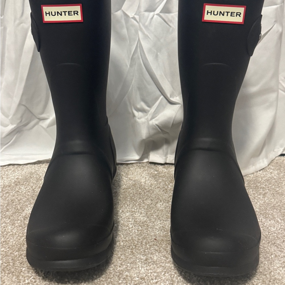 Hunter Classic Black Waterproof Boots - matte